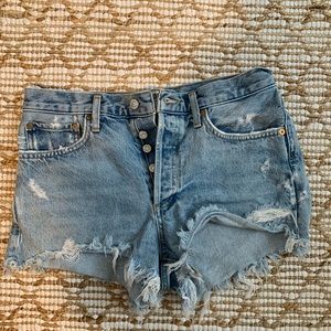 AGOLDE denim shorts